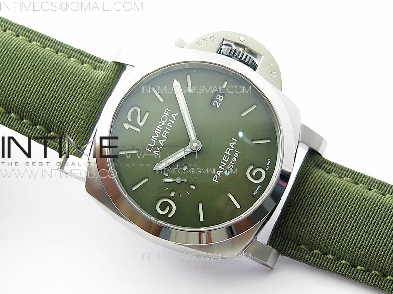 MARINA29 PAM1356 W TTF 11 BEST EDITION ON GREEN NYLON STRAP P9010