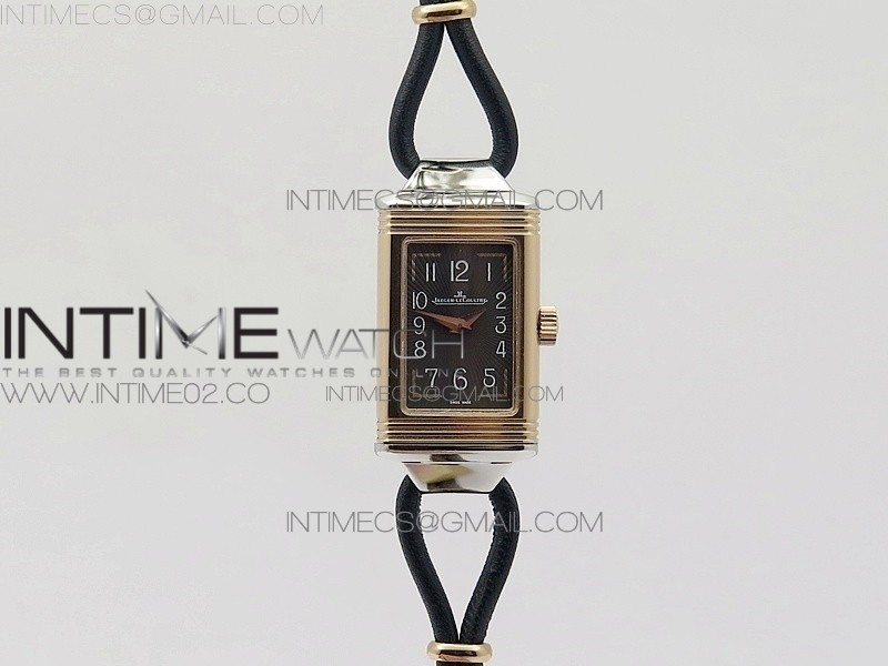 REVERSO ULTRA THIN DUOFACE RG SWF GRAY DIAL ON LINE BLACK LEATHER STRAP RONDA QUARTZ