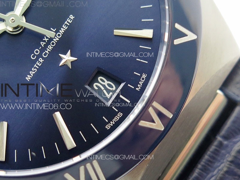 Constellation 41mm Blue Ceramic Bezel SS SBF 11 Best Edition Blue Dial on SS Bracelet A8900