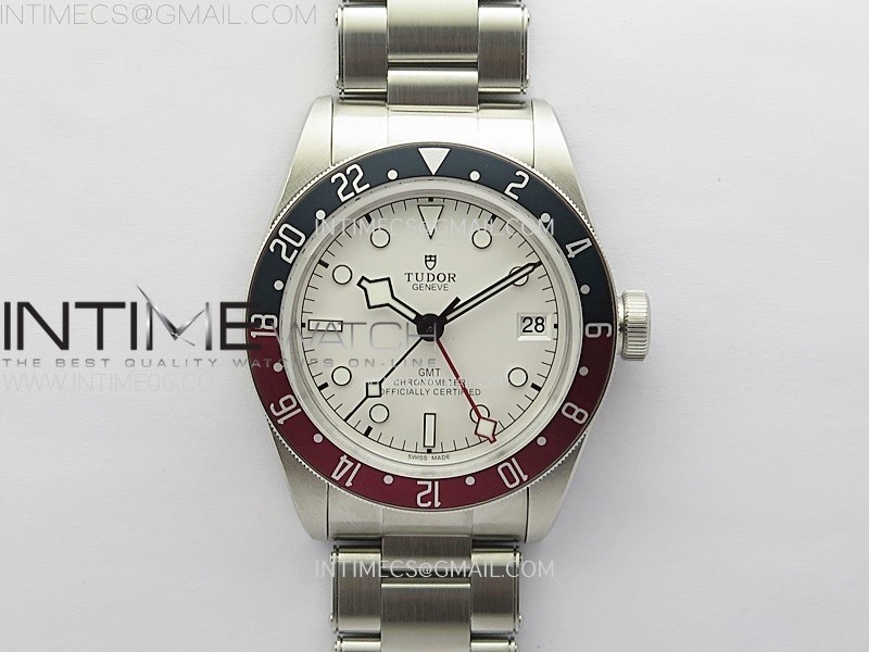 BLACK BAY M79830RB-0010 GMT BASELWORLD PEPSI BEZEL ZF 11 BEST EDITION WHITE DIAL ON SS BRACELET A2836