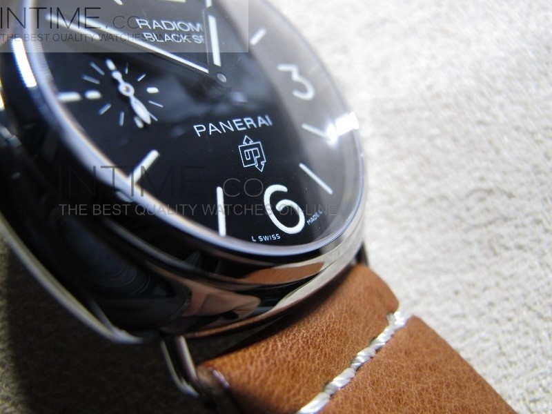 PAM 380 N H-MAKER BEST EDITION ON HAND-STITCHED BROWN LEATHER STRAP A6497