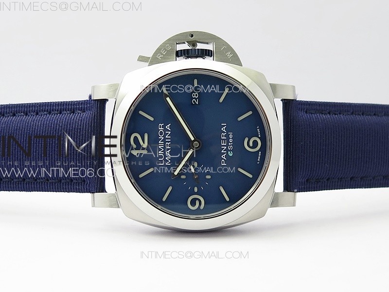 MARINA33 PAM1157 W TTF 11 BEST EDITION ON BLUE NYLON STRAP P9010