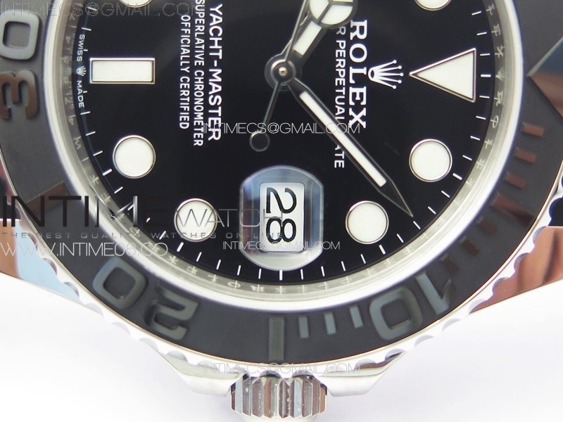 Yacht-Master 42mm 226659 Clean 11 Best Edition 3D Black Ceramic Bezel on Oysterflex Strap VR3235