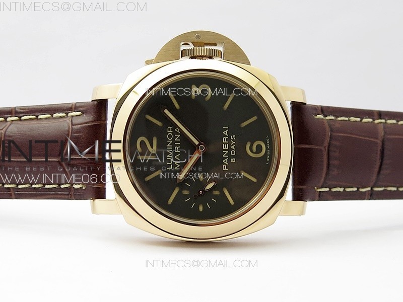 MARINA24 PAM511 RG HWF 11 BEST EDITION ON BROWN LEATHER STRAP P5000