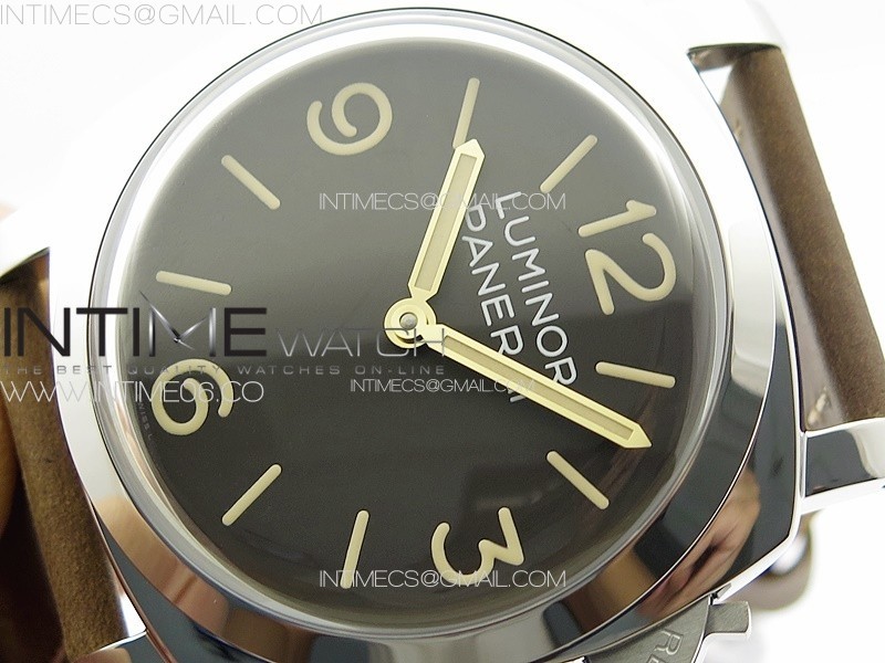 PANERAI BASE3 PAM 663 HWF 11 BEST EDITION ON BROWN LEATHER STRAP P.3000 SUPER CLONE