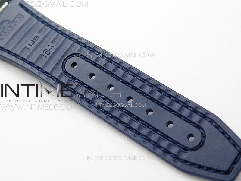 Constellation 41mm Blue Ceramic Bezel VSF 11 Best Edition Blue Dial on Blue Gummy Strap A8900