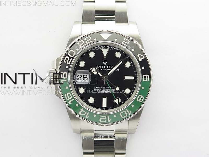 GMT Master II 126720 VTNR 904L SS GMF 11 Best Edition on Oyster Bracelet VR3186 CHS