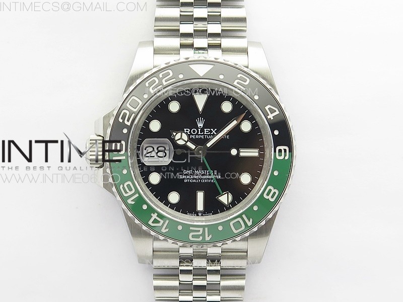 GMT Master II 126720 VTNR 904L SS GMF 11 Best Edition on Jubilee Bracelet VR3285 CHS