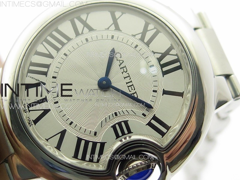 BALLON BLEU 33MM SS V20F 11 BEST EDITION WHITE TEXTURED DIAL ON SS BRACELET GEN CAL.157 QUARTZ