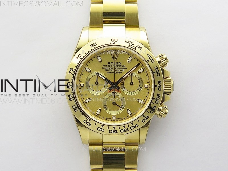 Daytona 116508 BTF 11 Best Edition YG Dial on YG Bracelet SA4130