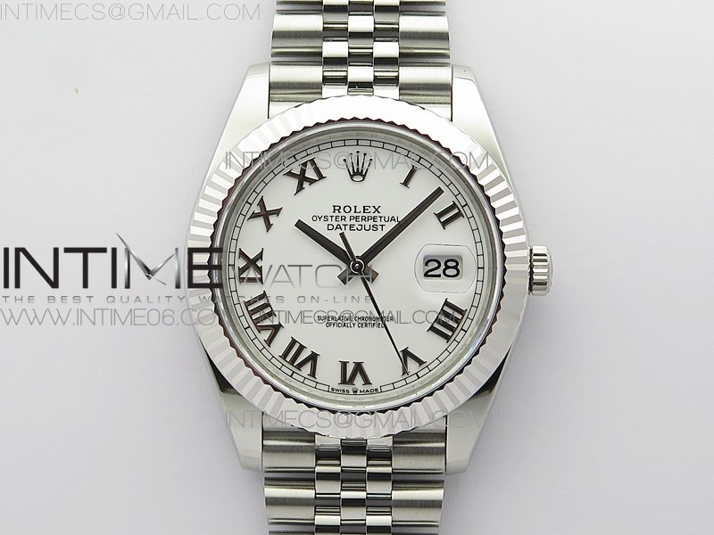 DateJust 41 126334 904 SS ARF 11 Best Edition White Dial Roman Markers on Jubilee Bracelet A2824 V3