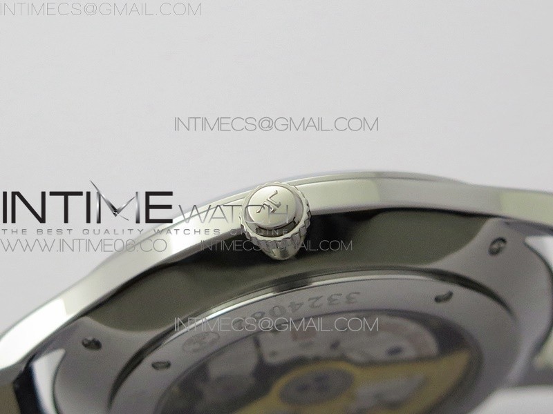 MASTER ULTRA THIN SMALL SECOND SS ZF 11 BEST EDITION SILVER DIAL ON BLACK LEATHER STRAP A896