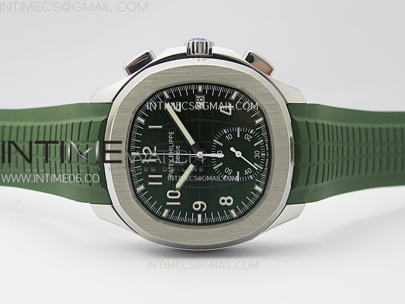 AQUANAUT 5968 SS YLF BEST EDITION GREEN DIAL ON GREEN RUBBER STRAP A520