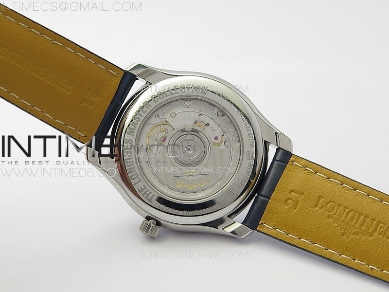 MASTER MOONPHASE SS APSF 11 BEST EDITION BLUE DIAMONDS DIAL ON BLUE LEATHER STRAP AL899